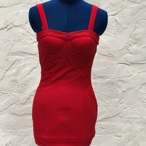 Zinga bodycon prom special occassion red dress